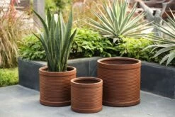 Fibre Clay Pot - 36,5 X 36,5 X 33,5 Cm -Planten Verkoop fibre clay pot 36 5 x 36 5 x 33 5 cm 1619436352 1 l