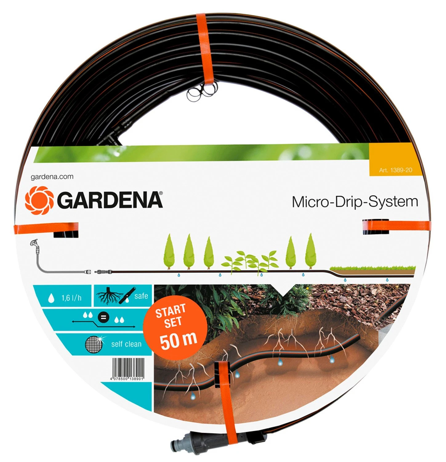 GARDENA Startset Druppelbuis Ondergrondse Bewatering 13,7mm 3 GARDENA Startset Druppelbuis Ondergrondse Bewatering 13,7mm