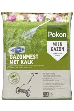 Pokon Gazonmest Met Kalk 8,4kg Voor 125m²