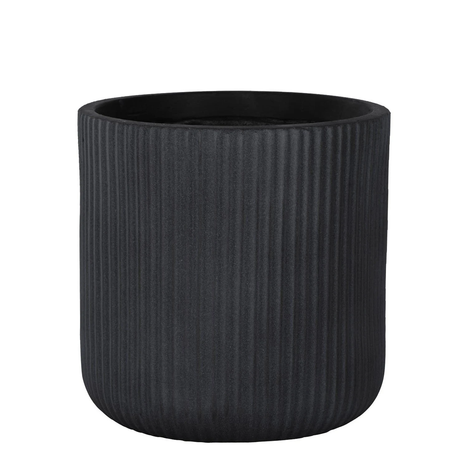 Pot Stripes Washed Black - D 45 X H 45 Cm 3 Pot Stripes Washed Black - D 45 X H 45 Cm