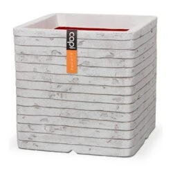 Pot Vierkant Row NL 40x40x40 Ivoor